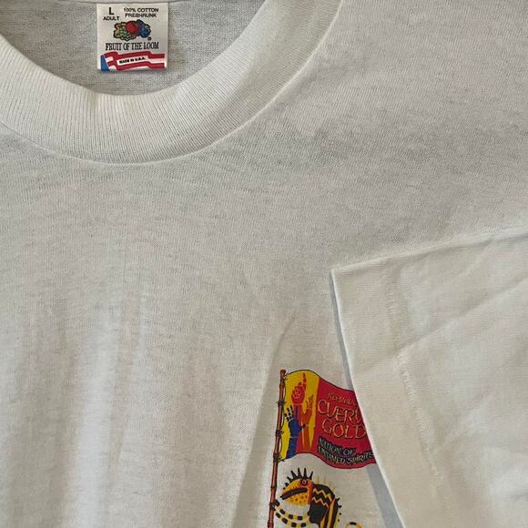 Vintage 90s Jose Cuervo Gold Tequila 1995 Promo Single Stitch Shirt Adult Large - Picture 2 of 4